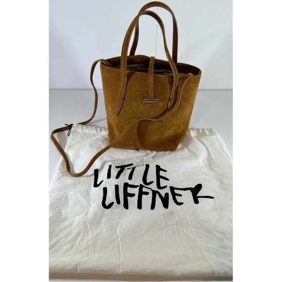 Little Liffner Sprout Tote Mini Chestnut Suede - Picture 3 of 15